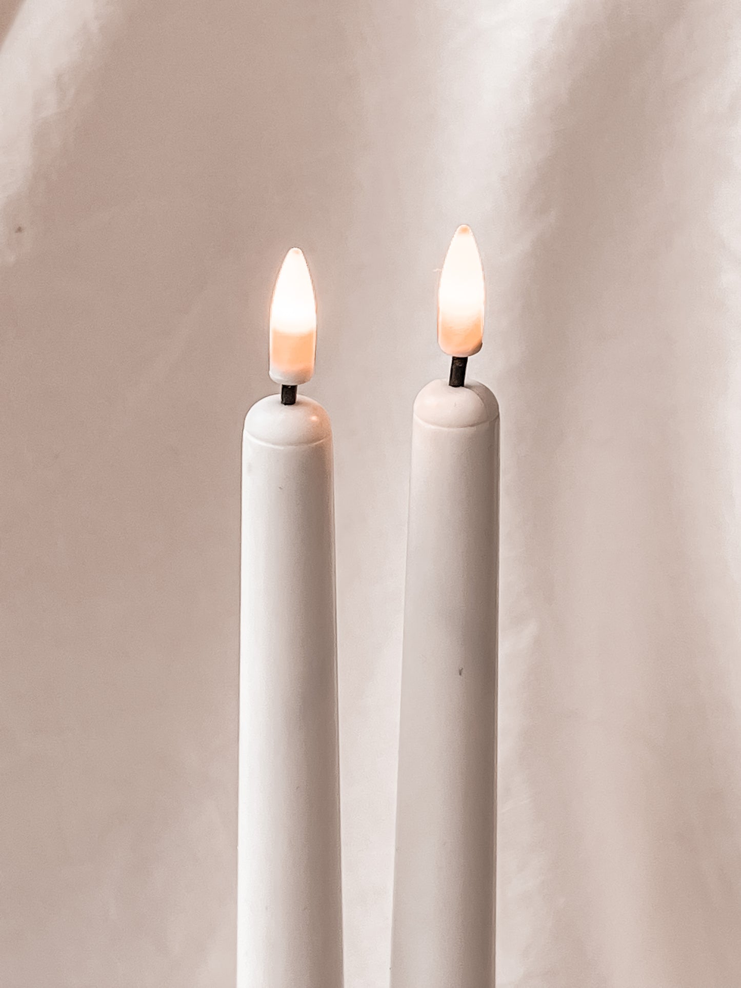 LED Taper Candles Duo - NOT Remote Enabled