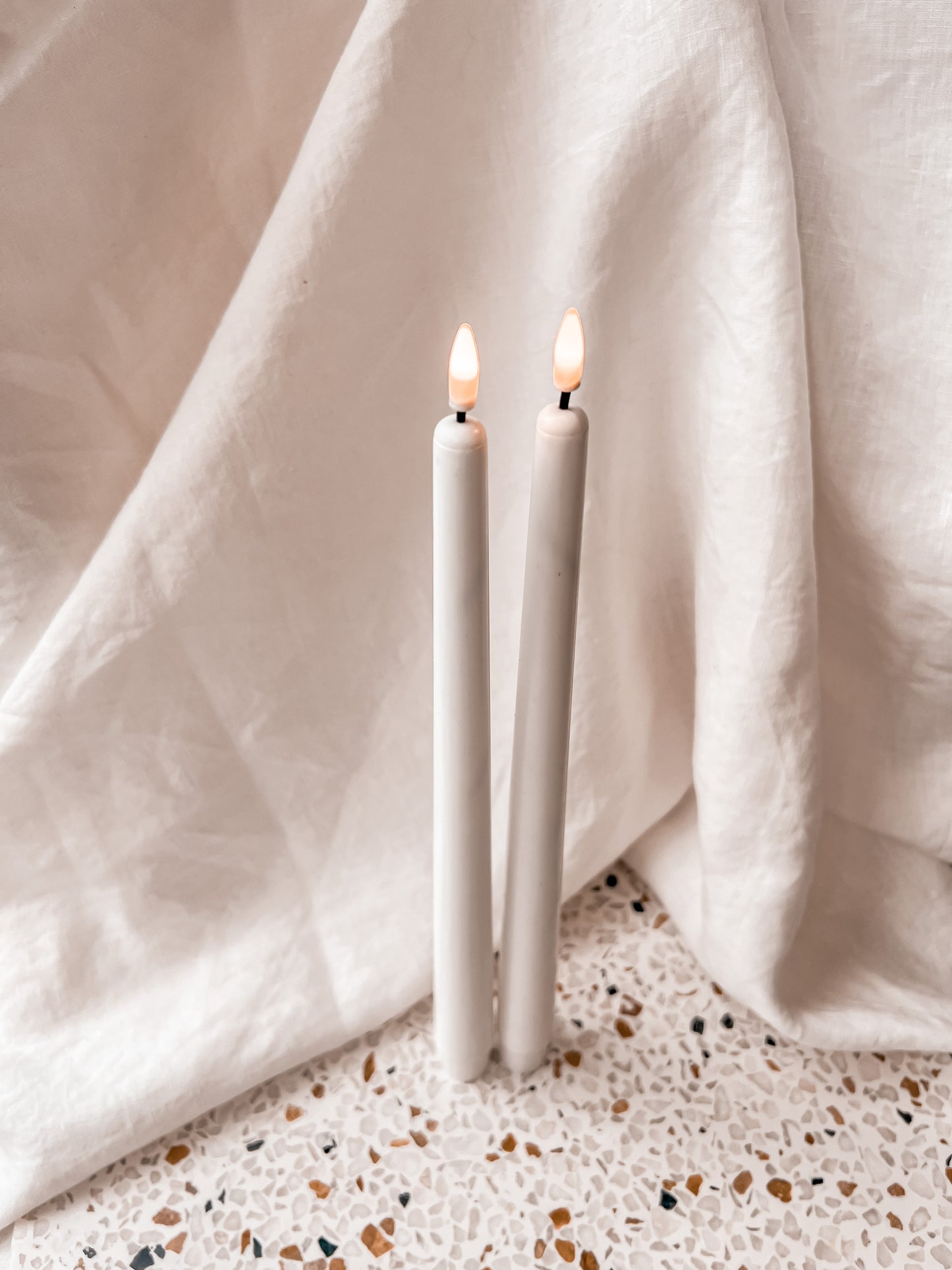 LED Taper Candles Duo - NOT Remote Enabled